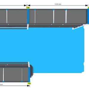 Infra/rakennus hylly Vas5 - kokoluokka L3 iso