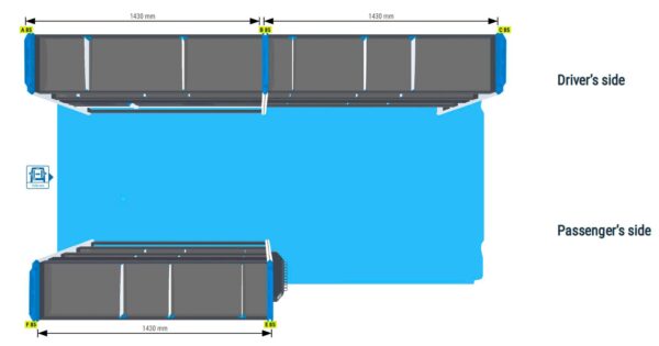 Infra/rakennus hylly Vas5 - kokoluokka L3 iso