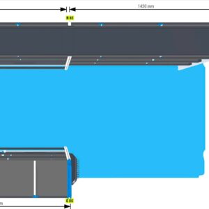 LVI/kylmähuolto hylly Vas4 - kokoluokka L3 iso