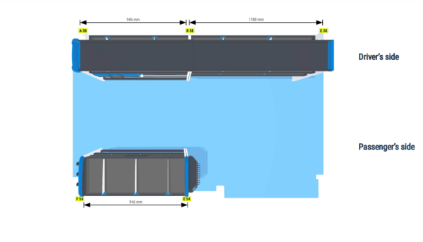 LVI/kylmähuolto hylly Vas1+Oik1 - Transit L2 - Image 2