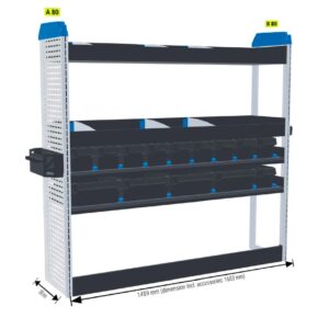 Sähkö/kiinteistöhuolto hylly Oik1 - Transit L3
