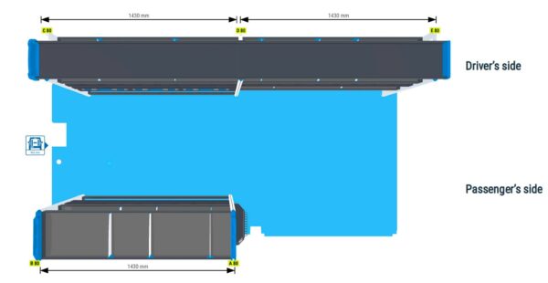 Sähkö/kiinteistöhuolto hylly Vas1+Oik1 - Transit L3 - Image 3