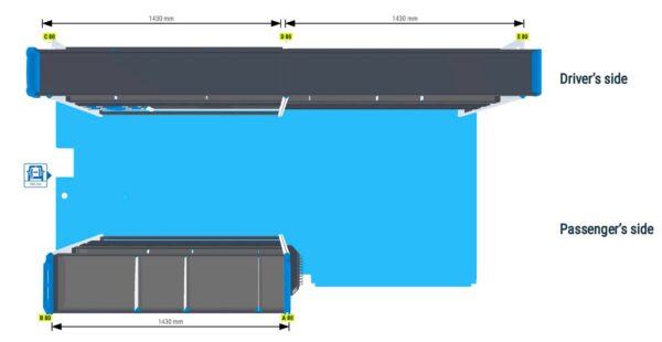 Sähkö/kiinteistöhuolto hylly Vas2+Oik1 - Transit L3 - Image 3