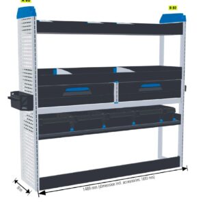 Lukitus/turvallisuus hylly Oik1 - Transit L3