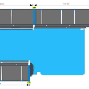 Lukitus/turvallisuus hylly Vas1+Oik1 - Transit L3