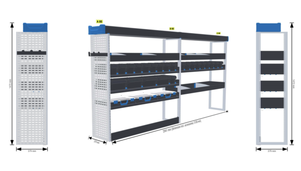 Sähkö, kiinteistöhuolto ja automaatio hylly Vas1 - L3 MASTER, MOVANO, INTERSTAR