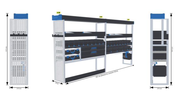 Sähkö, kiinteistöhuolto ja automaatio hylly Vas2 - L3 MASTER, MOVANO, INTERSTAR