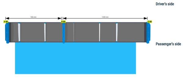 Infra- ja rakennus hylly Vas1 - L2 MASTER, MOVANO, INTERSTAR - Image 2