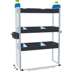 Infra- ja rakennus hylly yhdistetty1 - L2 MASTER, MOVANO, INTERSTAR