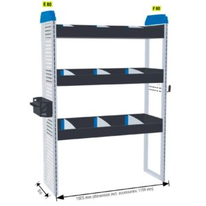 Infra- ja rakennus hylly yhdistetty2 - L2 MASTER, MOVANO, INTERSTAR