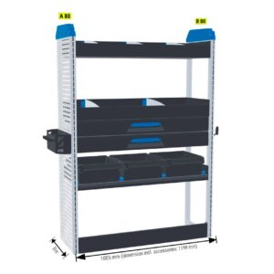 Lukitus- ja turvallisuus hylly oikealle - L2 MASTER, MOVANO, INTERSTAR