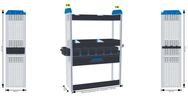 Lukitus- ja turvallisuus hylly yhdistetty2 - L2 MASTER, MOVANO, INTERSTAR - Image 3
