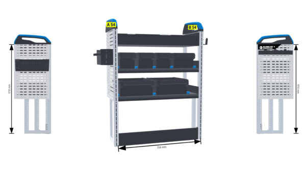 Sähkö/kiinteistöhuolto hylly Oik1 - Proace Compact