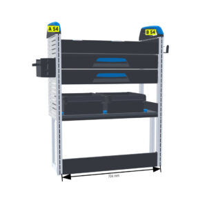 Lukitus/turvallisuus hylly Oik1  - Proace Compact
