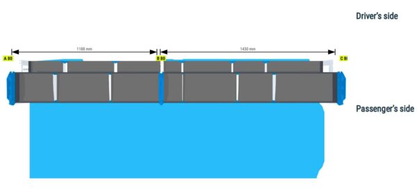 Infra/rakennus hylly Vas2 - kokoluokka iso L3/A2 - Image 2