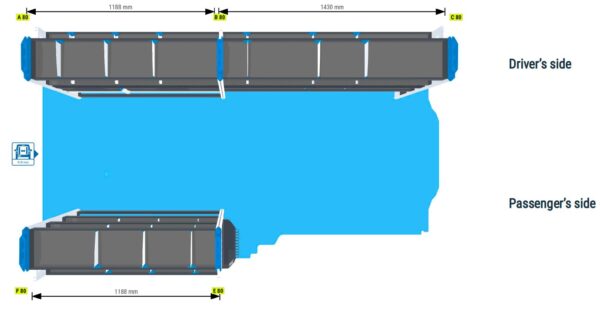 Infra/rakennus hylly Vas2+Oik1 - kokoluokka iso L3/A2 - Image 3