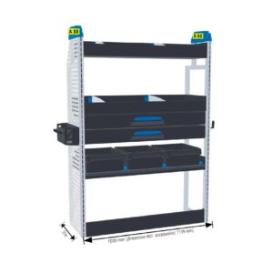 Lukitus/turvallisuus hylly Oik1 - kokoluokka iso L3/A2