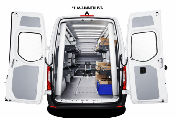 Taittohylly / lähettihylly vasemmalle -  kokoluokka iso - Image 4